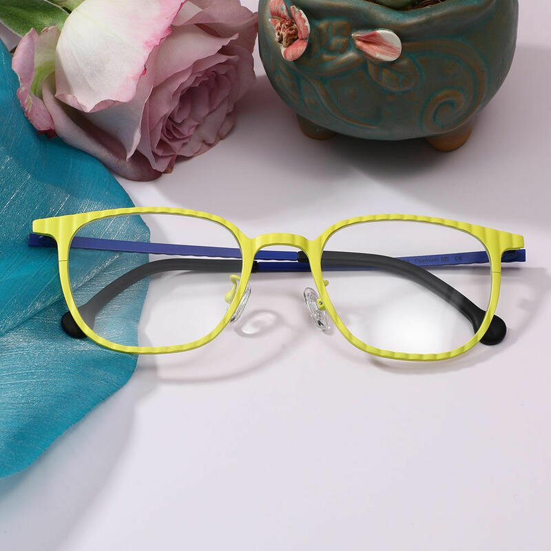 Occhiali da Vista Chade Quadrato Giallo