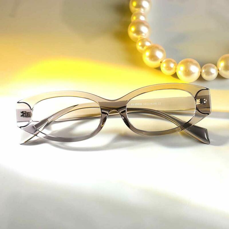 Occhiali da Vista Una Cat Eye Grigio