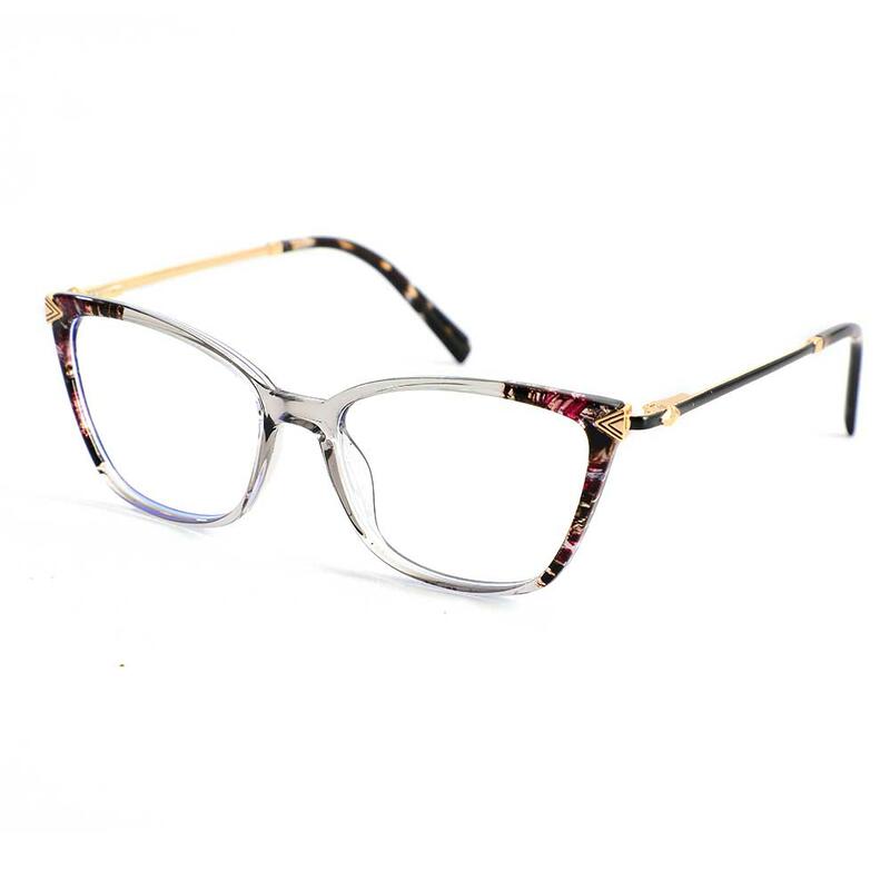 Lunettes de Vue Malthus Cat Eye Gris 