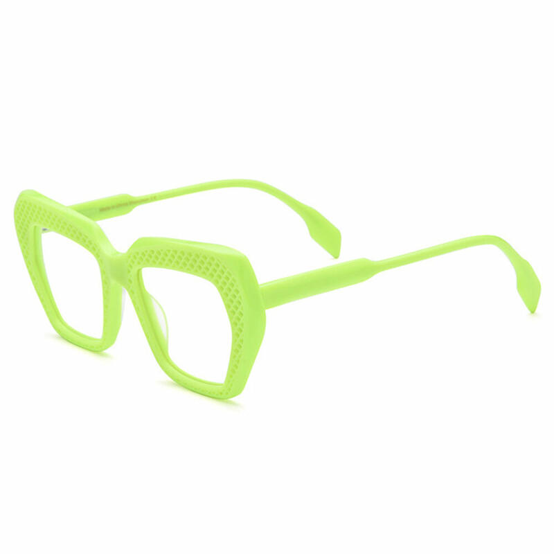 Jessica Cat Eye Yellow Glasses