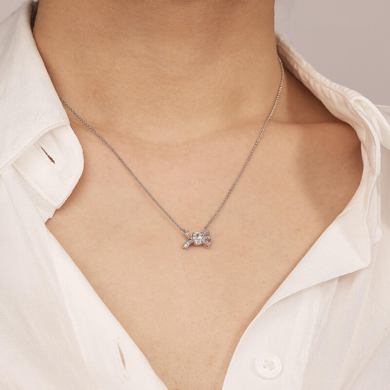 "The Very Thought Of You" Oval Cut Necklace