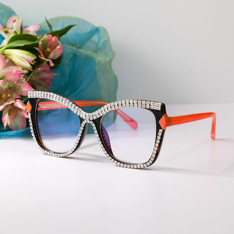 Bartel Cat Eye Orange Glasses