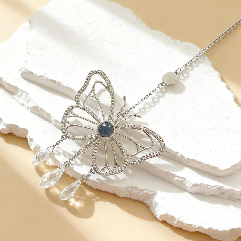 Adorno de proyección de alas de ángel personalizado, regalo de Navidad para la familia