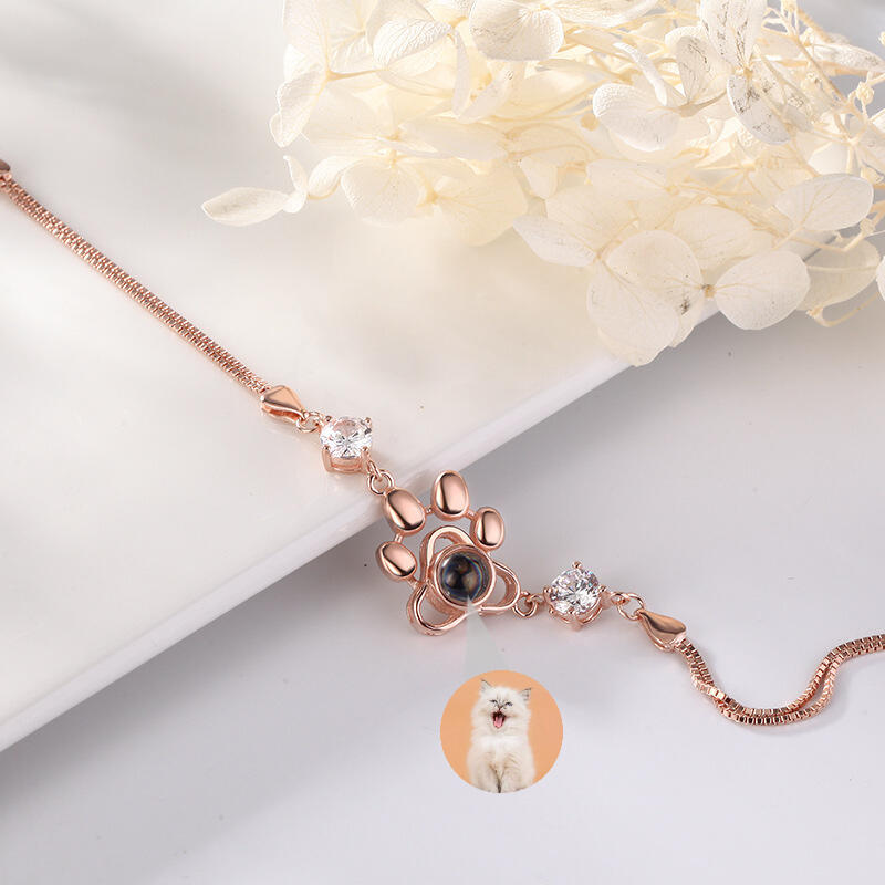 Personalized Claw Photo Projection Bracelet Gift