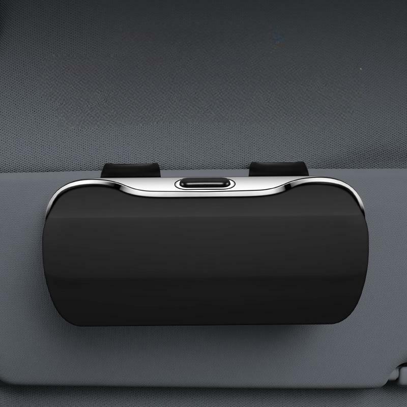 Personalized Car Sunglasses Case Multifunctional Glasses Case Sun Visor Clip Storage Box for Men