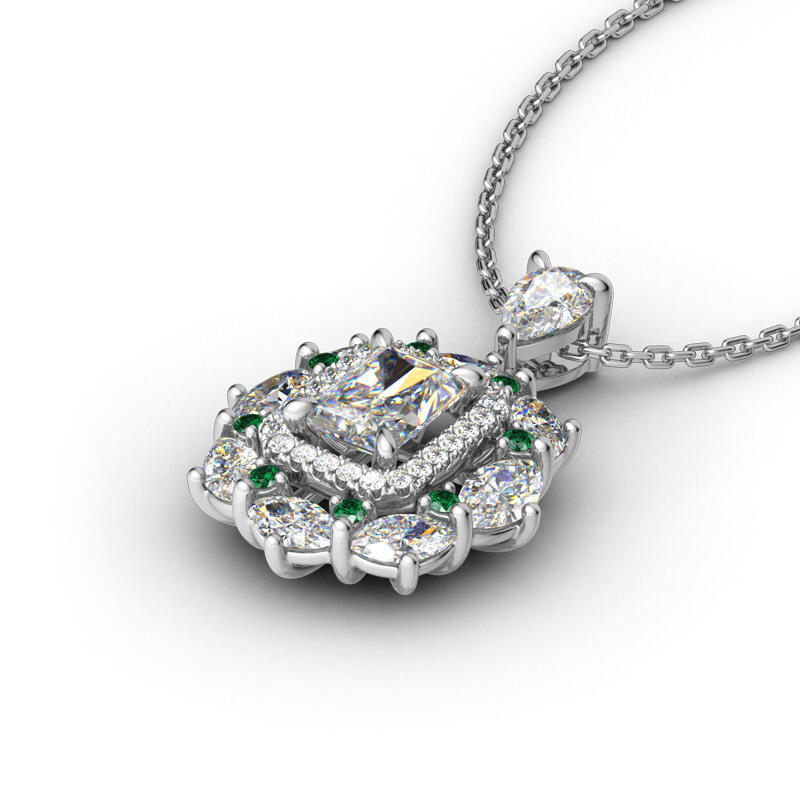 Jeulia Cinderella Pendant Necklace