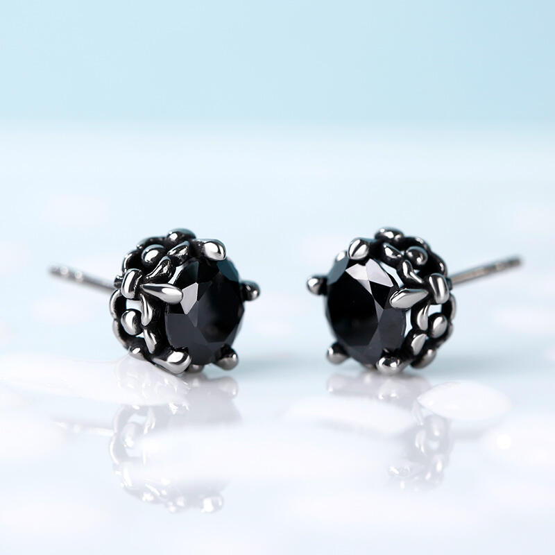 Jeulia Punk Style Vintage rostfritt stål örhängen