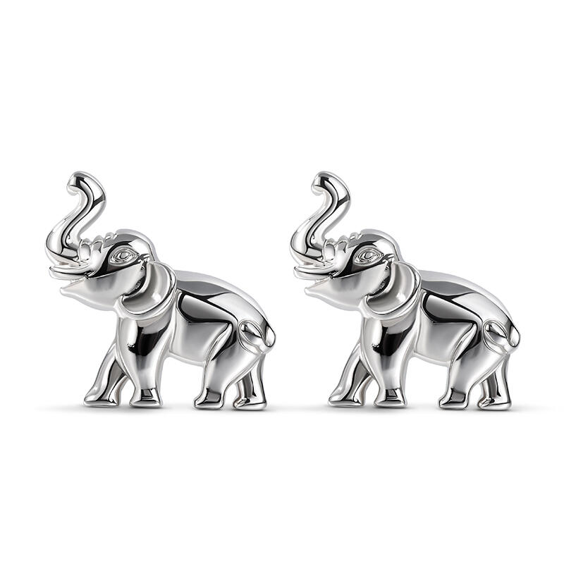 Jeulia Vintage de Elefante Gemelos de Cobre para Hombre