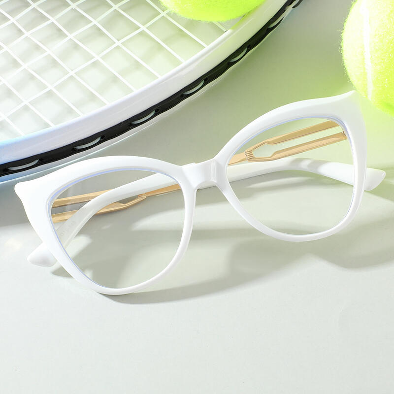 Lunettes de Vue Lydia Cat Eye Blanche