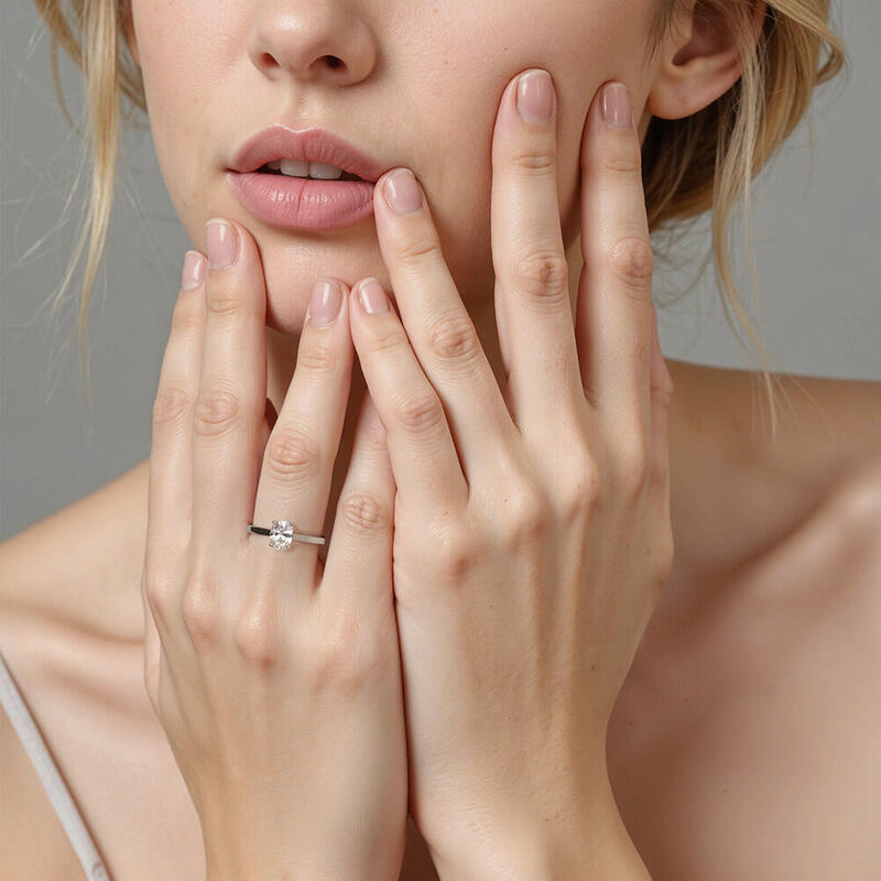 "Give You My All" 1ct Oval Cut Solitaire Engagement Ring