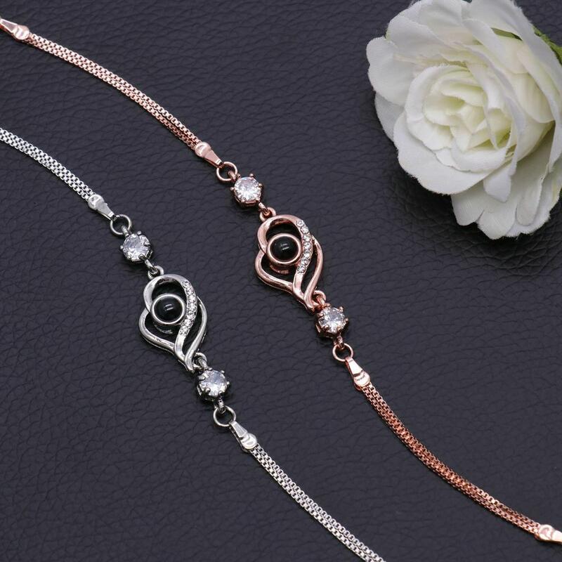 Braccialetti Personalizzati con Proiezione di Foto e Dolce Cuore
