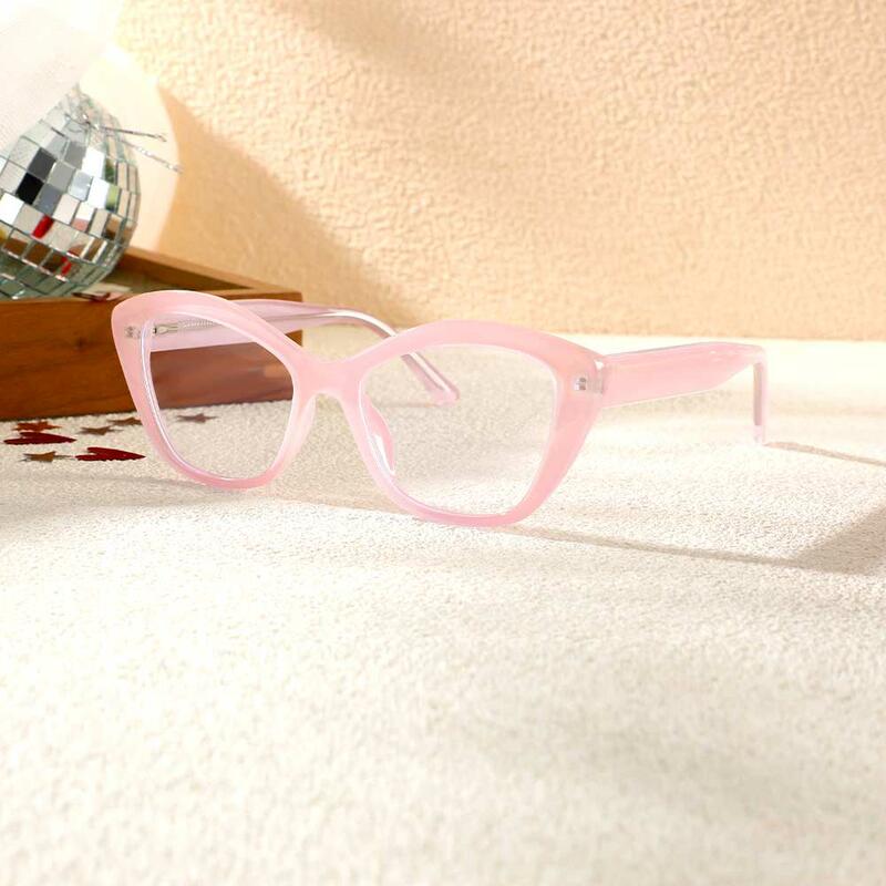 Lunettes de Vue Belloc Cat Eye Rose 