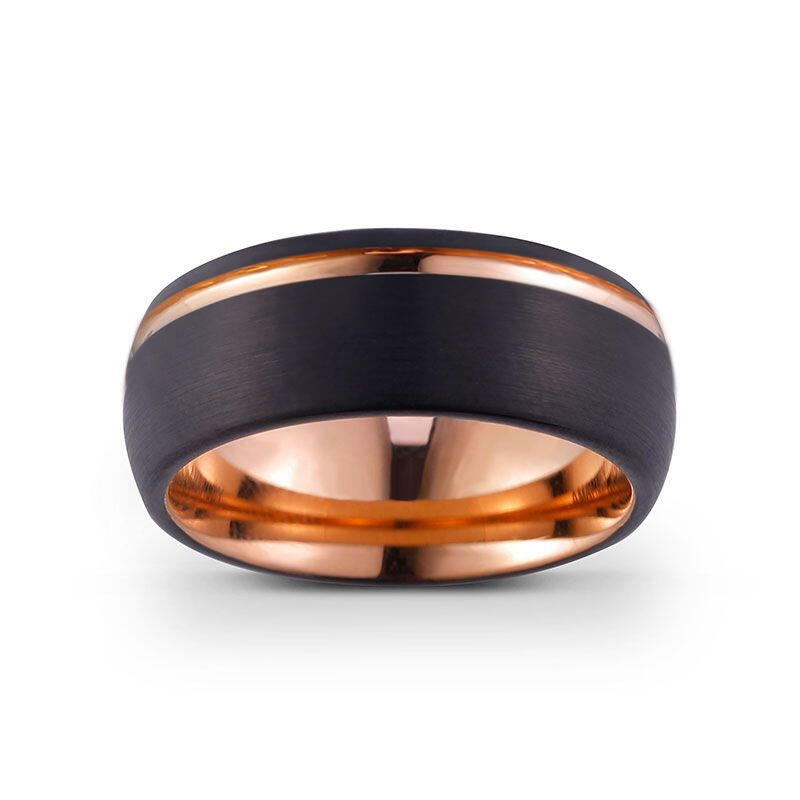 Jeulia Two Tone Titanium Steel Men's Band