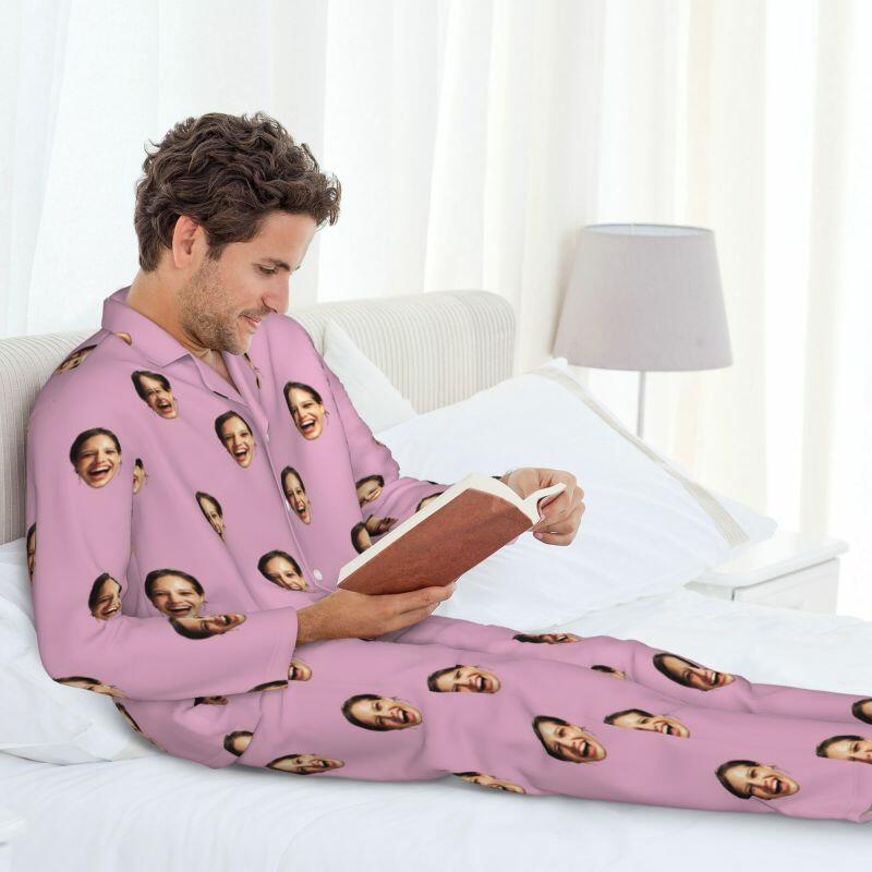 Pigiama personalizzato Foto e colori personalizzati Progetta il tuo regalo attraente per la persona amata