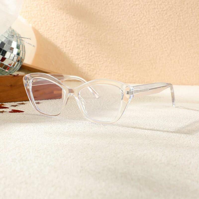 Belloc Cat Eye Klare Brille