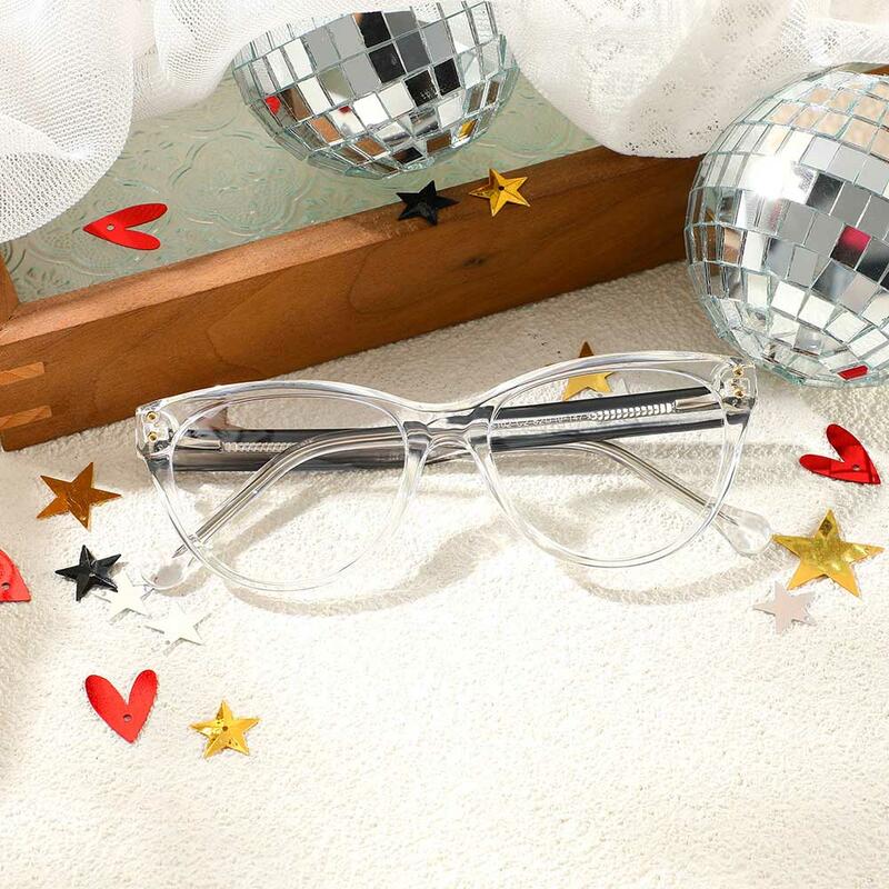Bessemer Cat Eye Klare Brille