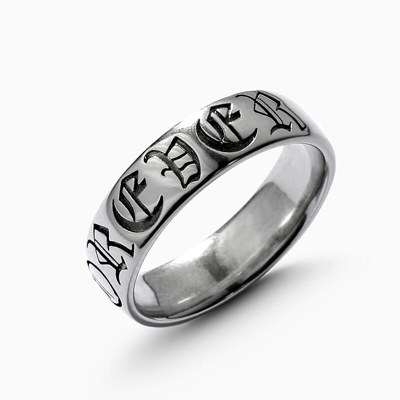 Jeulia "Forever" Sterling Silver Band
