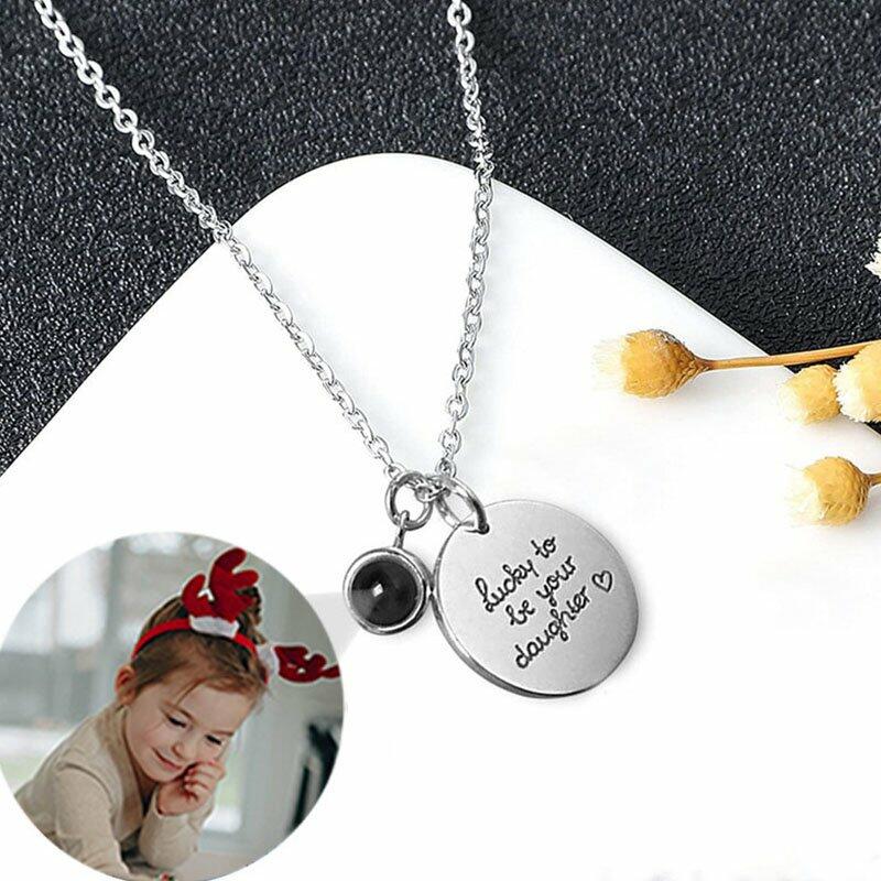 刻印 投影 写真 写真入れ ネックレス