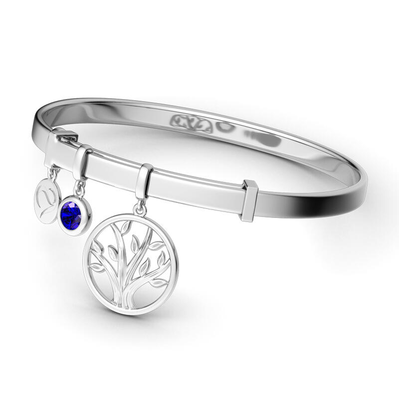 Jeulia Blessing Charm Bangle