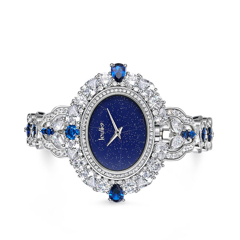 Jeulia "Blue Legend" Lapis Lazuli Quartz Women's Watch