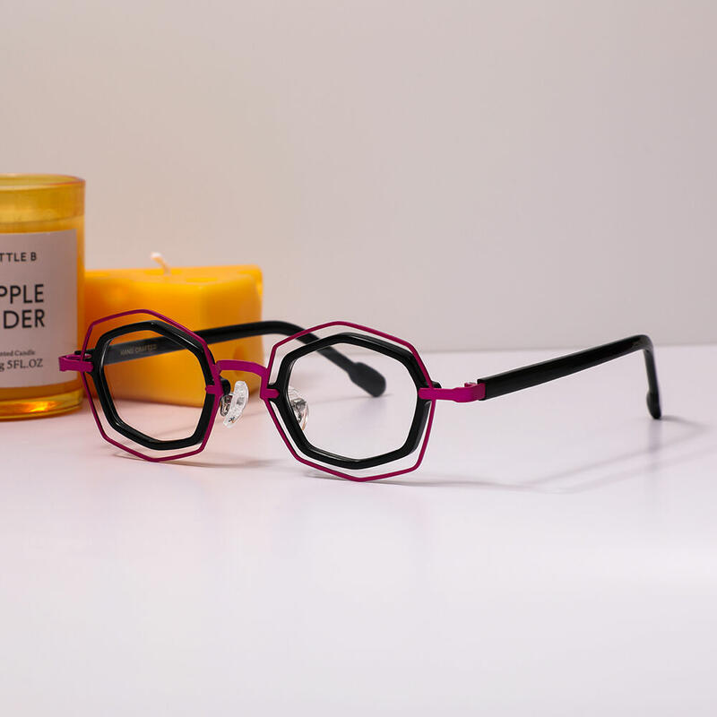 Rone Geometric Black Glasses