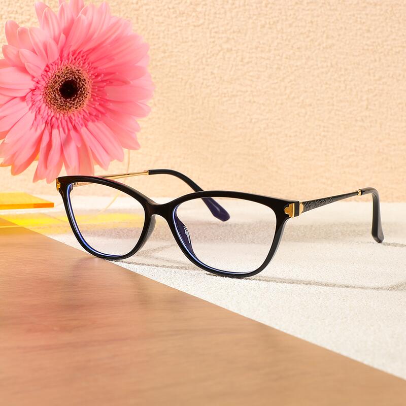 Joshua Rechteckige Schwarze Brille