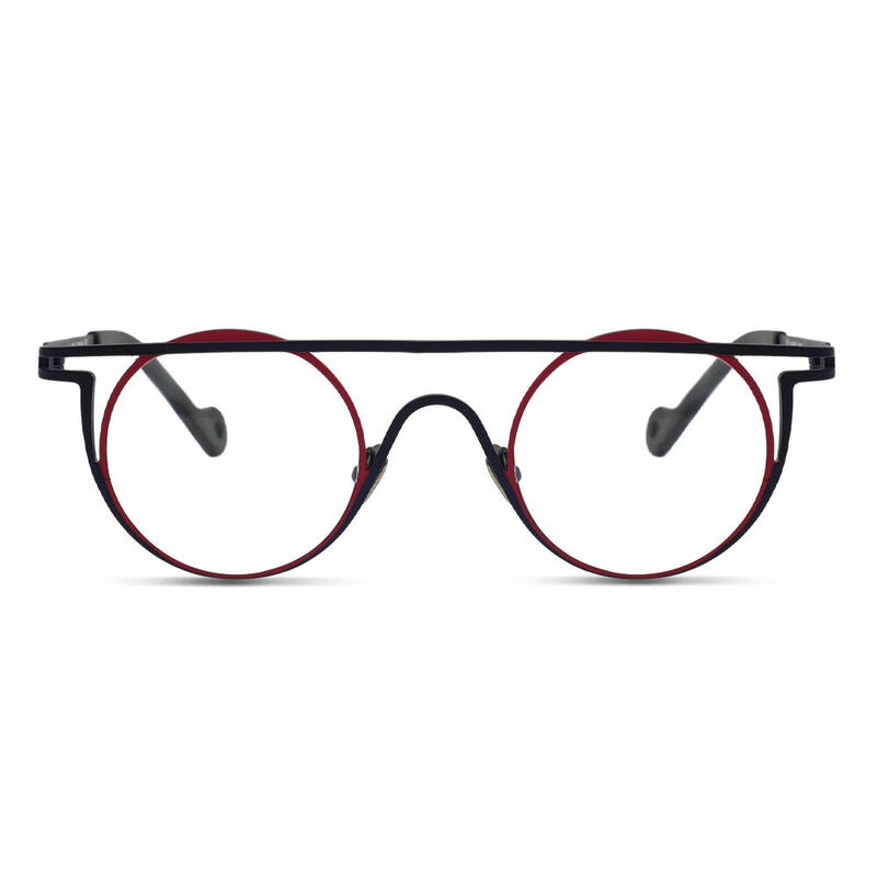 Fraser Runde Lila Brille