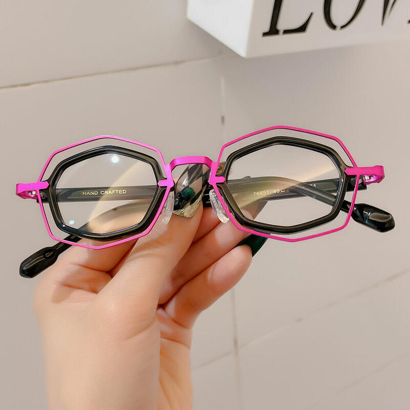 Rone Geometric Black Glasses