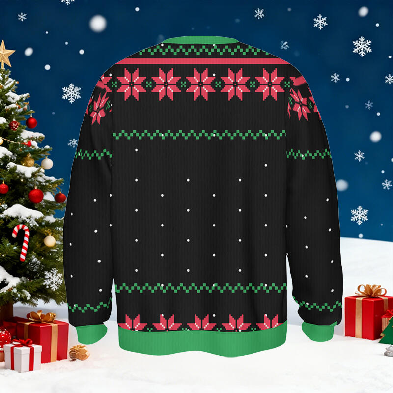 Personalized Ugly Sweater Unisex Merry Christmas Custom Pet Photo Exquisite Design Gift for Pet Lovers