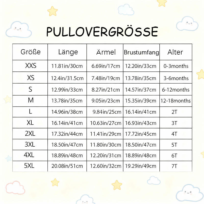 Personalisierter bestickter Namenspullover Schlichtes Geschenk für Kinder