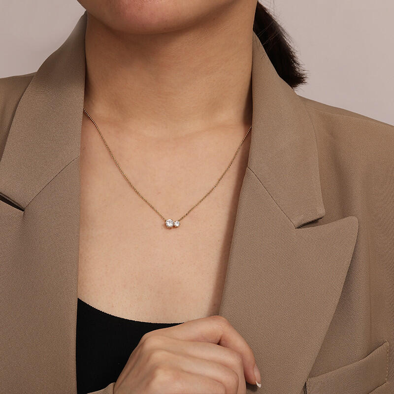 "Waiting For Love" Round Cut Necklace