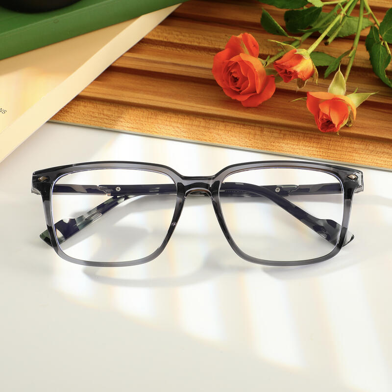 Richardson Rechteckige Graue Brille