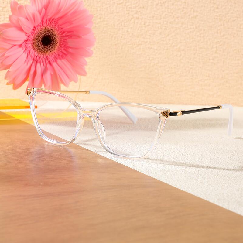 Occhiali da Vista Malthus Cat Eye Chiaro 