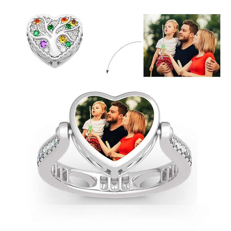 "Song of Family" Personalized Photo Ring