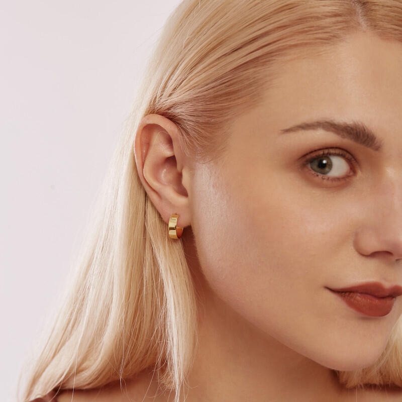 "The Glory Of Love" Mini Hoop Earrings