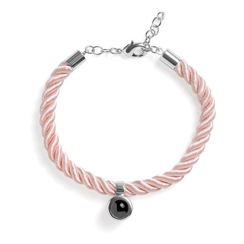 写真入り 投影 組紐 ブレスレット オリジナル