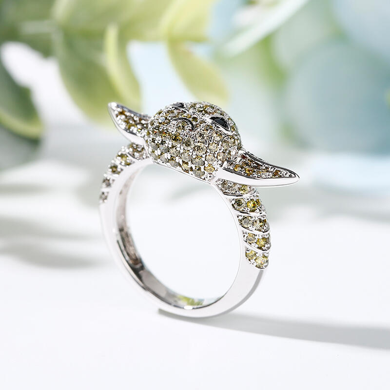 Jeulia "Baby Master" Sterling Silver Ring