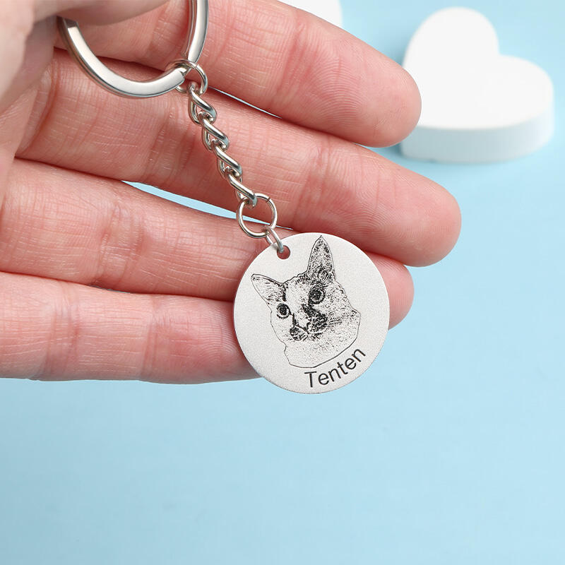 "Pet Baby"Portachiavi Personalizzata Con Foto