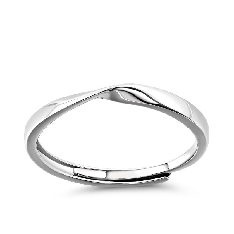 Jeulia Mobius Anillo De Plata Esterlina Para Mujer
