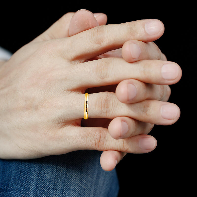 "Timeless Tides" Men's Wedding Band