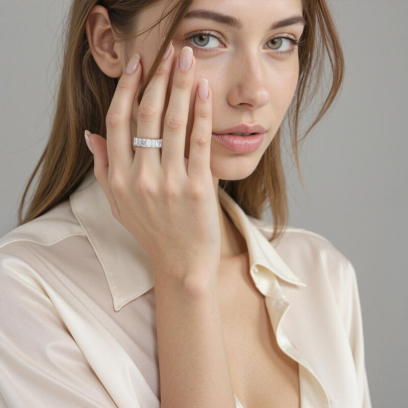 "You Mean the World to Me" Classic Wedding Ring