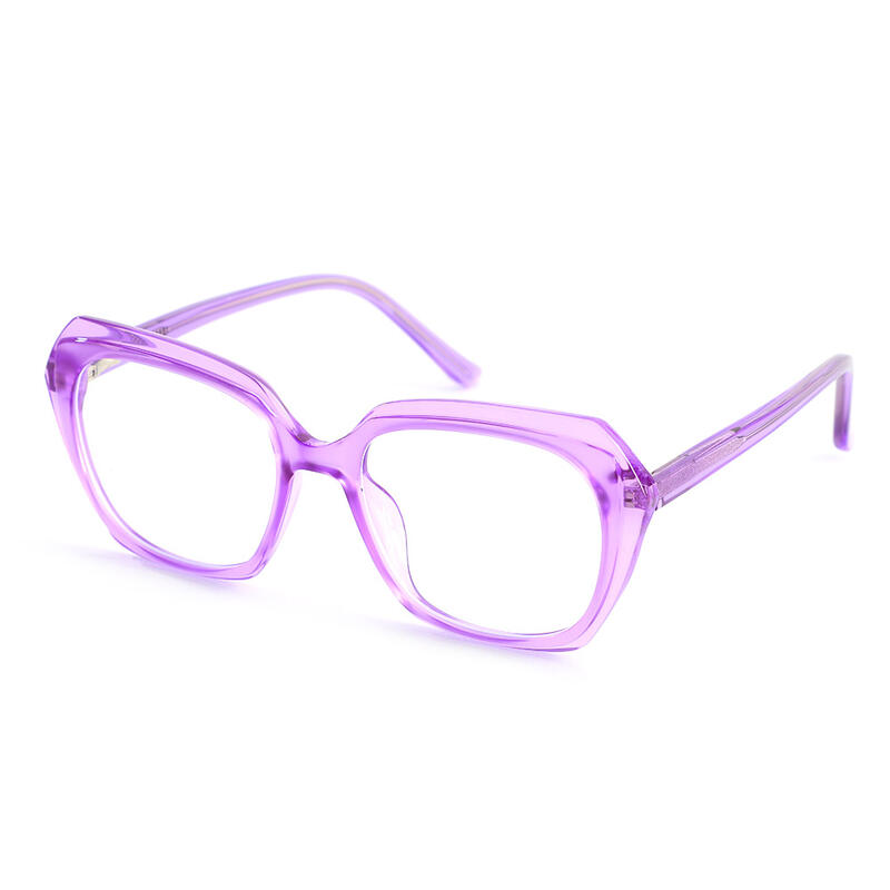 Occhiali da Vista Alberta Poligono Viola 