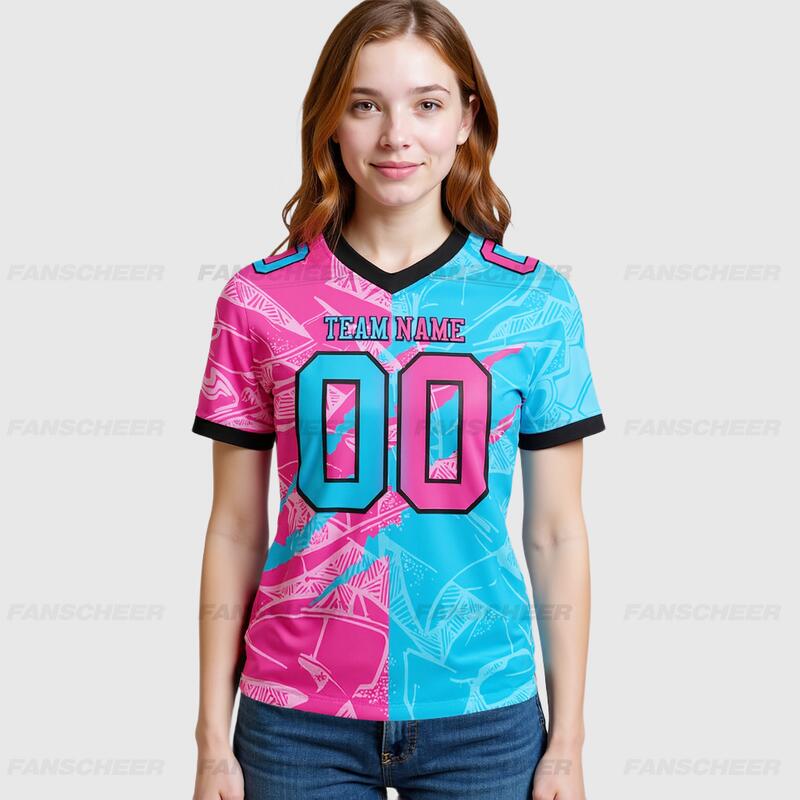 Youth Interactive Football Jerseys Fun Scratch Gradient & Vibrant ...