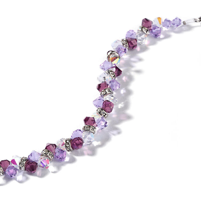 Jeulia Pulsera clássica com cristal imitado