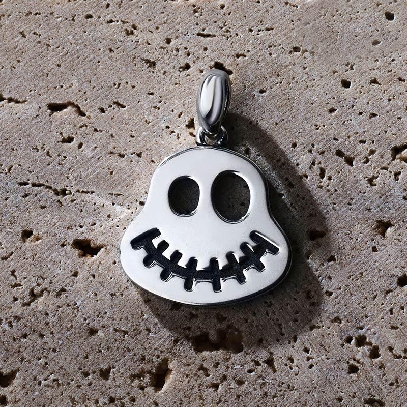 Jeulia Colgante con el estilo de calavera sonrisa de plata de ley