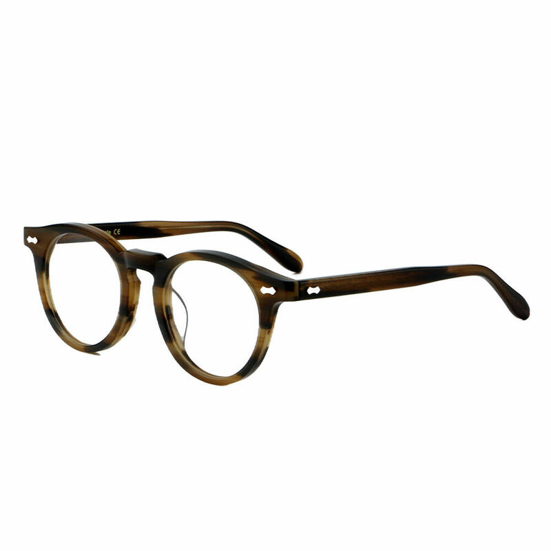 Clauie Round Orange Tortoise Glasses