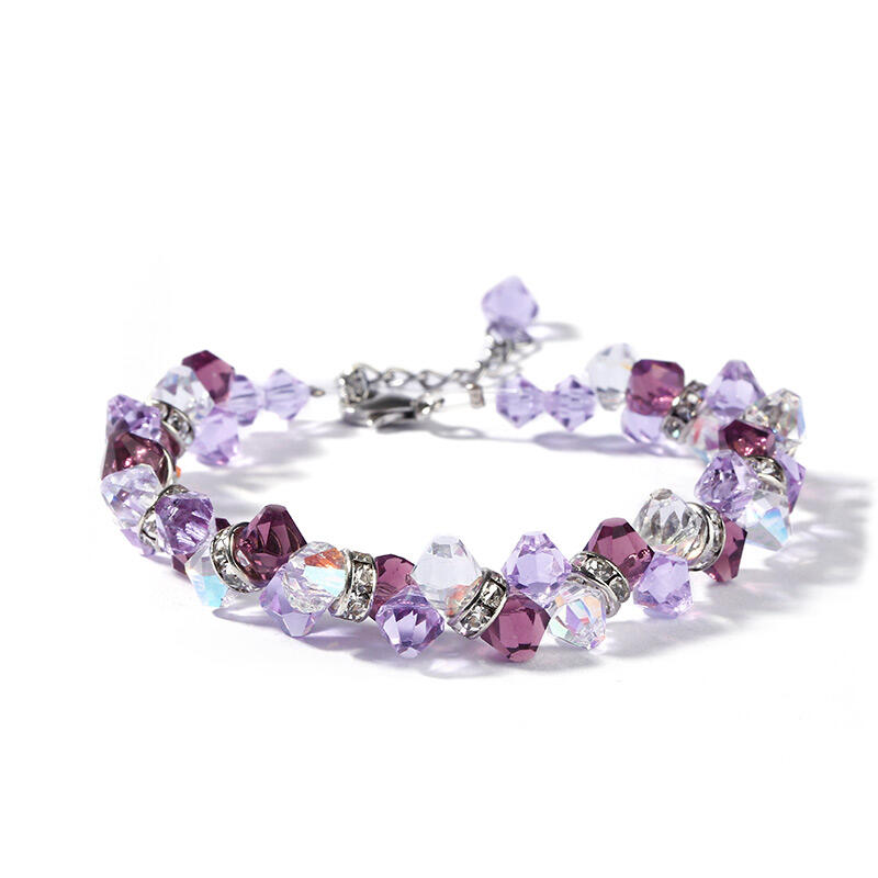 Jeulia Pulsera clássica com cristal imitado