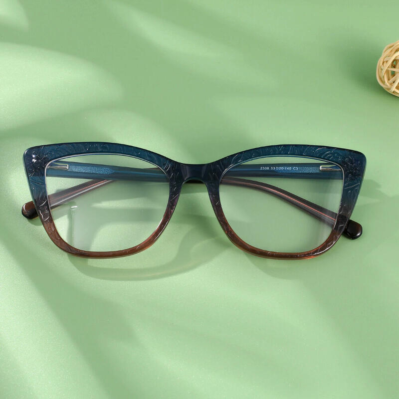 Swerve Cat Eye Pink Glasses