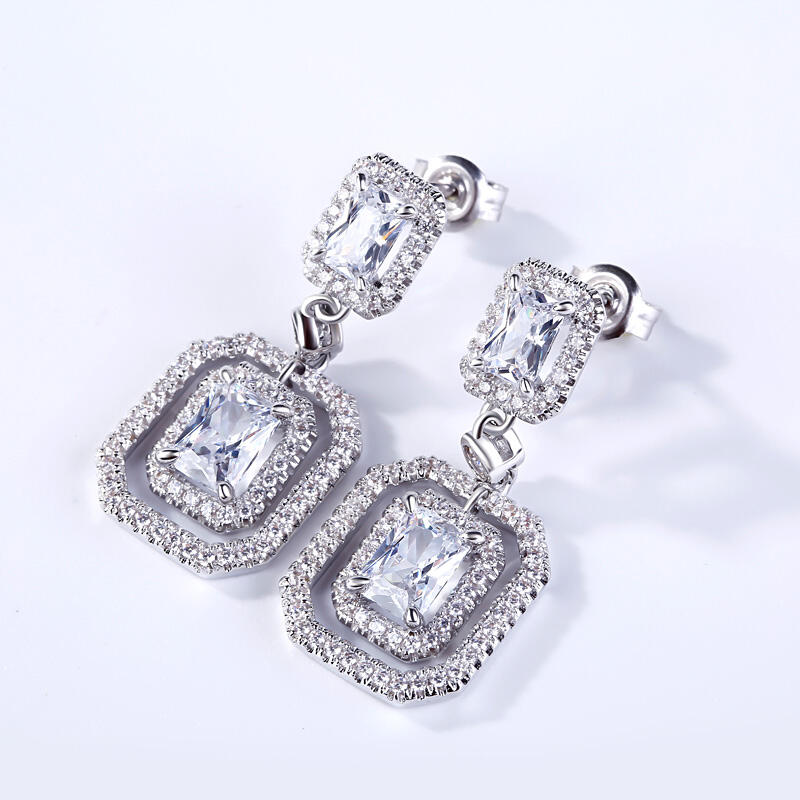 Jeulia Coronation Drop Earrings