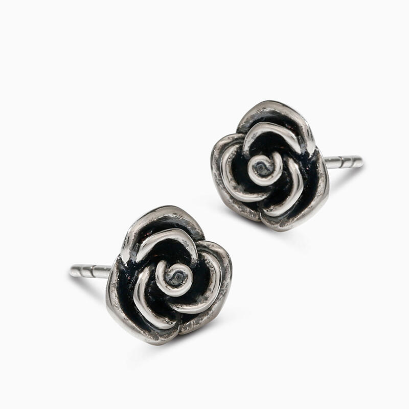 Jeulia "Rosenblomma" örhängen i sterlingsilver